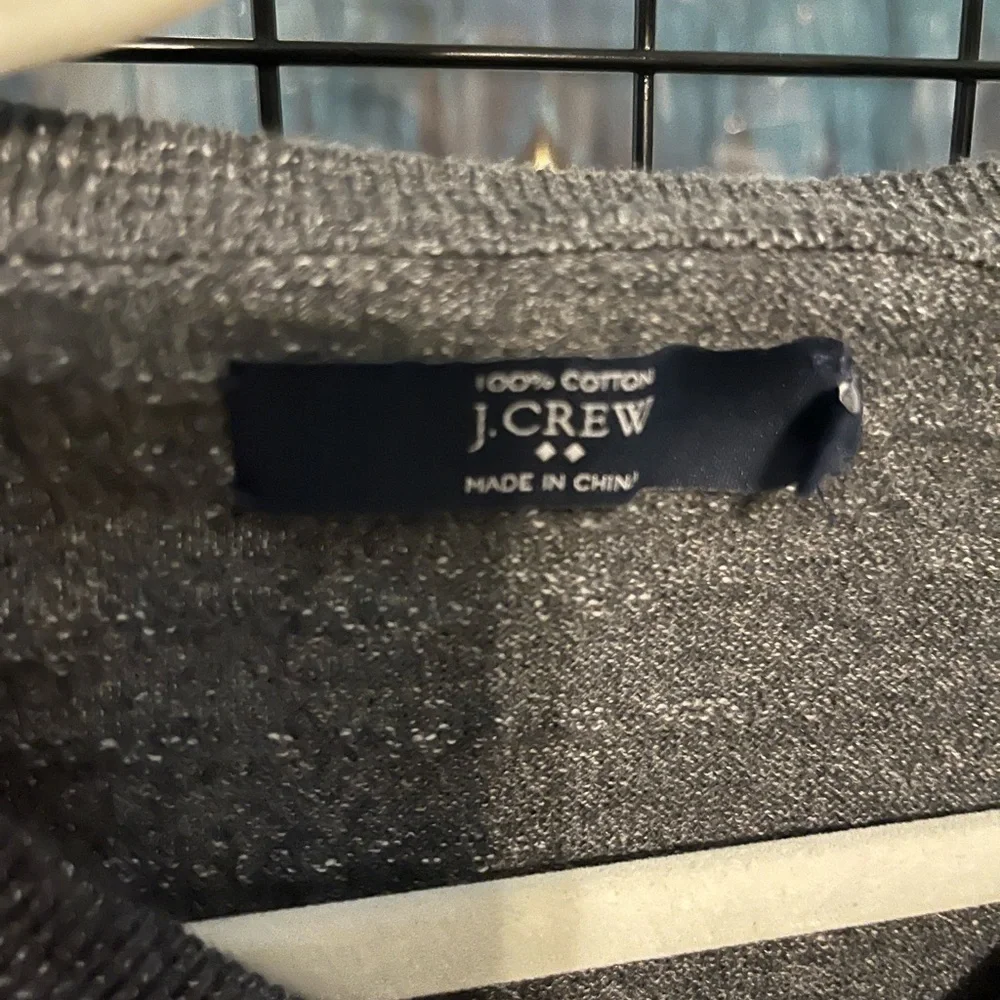 J. Crew Charcoal Crewneck Sweater